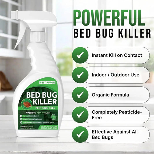 2 x STRONG BED BUG KILLER TREATMENT SPRAY CRAWLING INSECT INSECTICIDE HOME