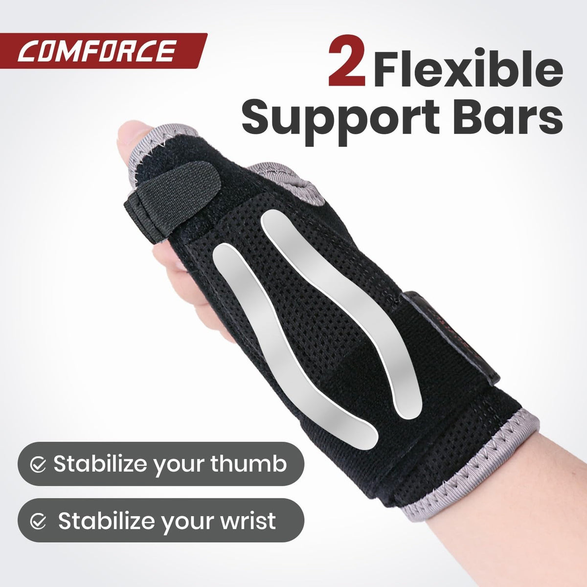 Left Hand Thumb Wrist Brace Support Hand Sprain Carpal Tunnel Arthritis Sports