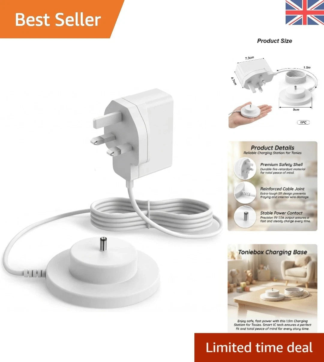 Charger for Tonies, Charging Station Compatible with TonieBox Audio Player Ch...