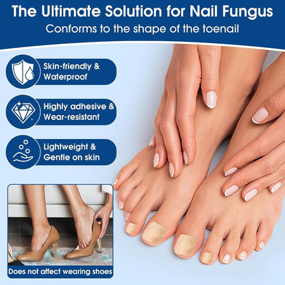 EASICUTI Fungal Nail Patches, 90 PCS Toenail Fungus Treatment Extra Strong, Over