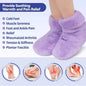 NEWGO Microwavable Booties and Feet Warmers *NEW* Heat Therapy Beige