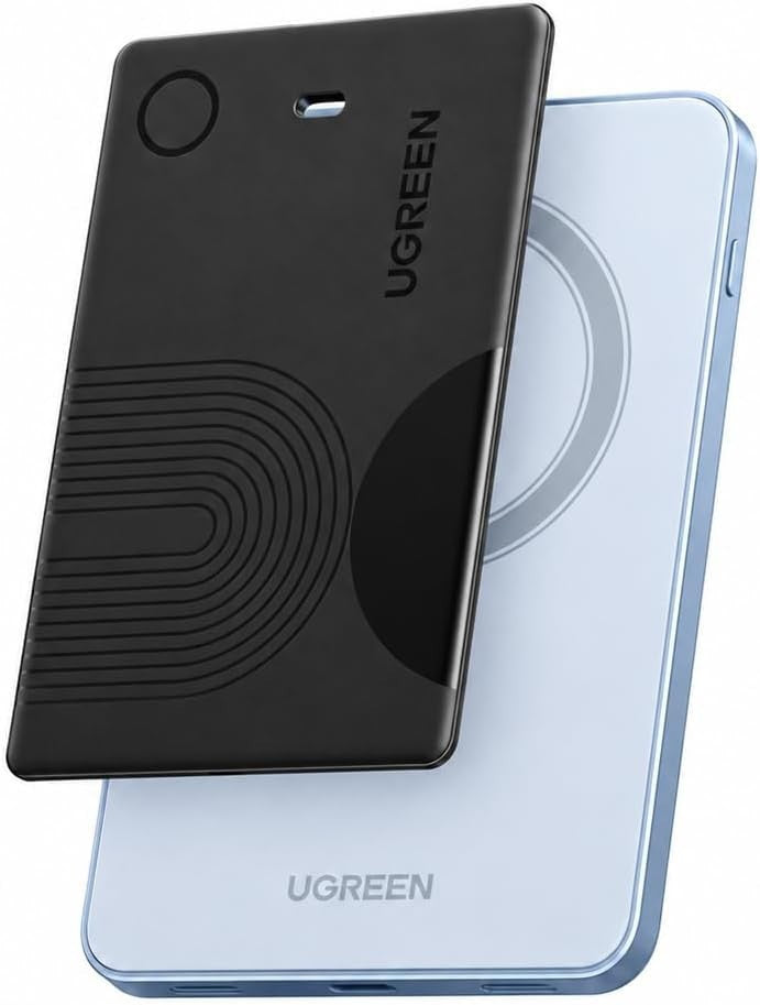 UGREEN FineTrack Slim 3 Wallet Tracker for iOS, Wireless Rechargeable, IP68