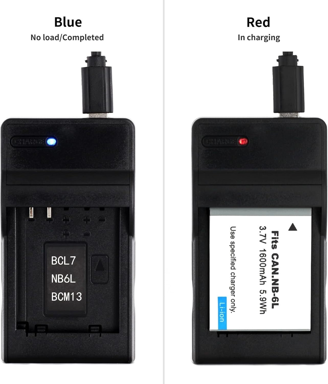 Battery Charger for Canon PowerShot SX500 IS SX510 HS SX520 HS SX530 HS SX540 HS