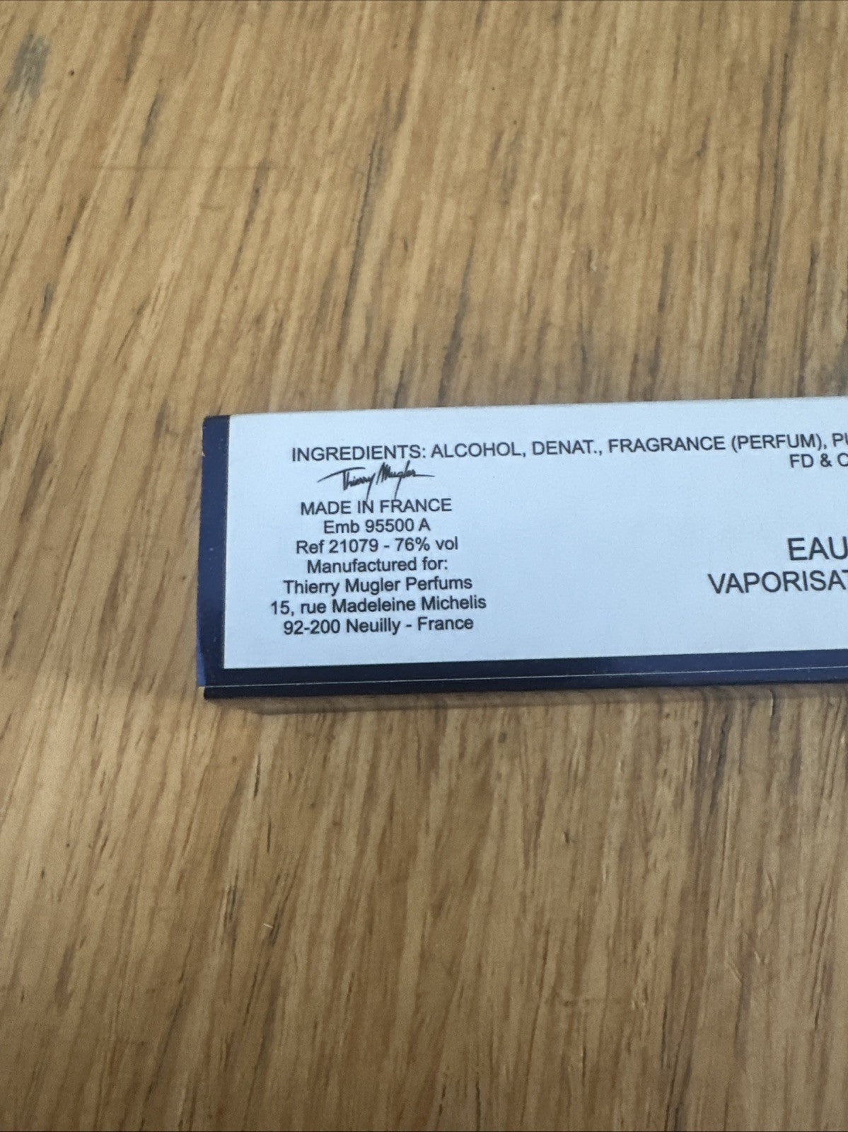 Alien Man Mugler Travel Sized Bottle 33ml