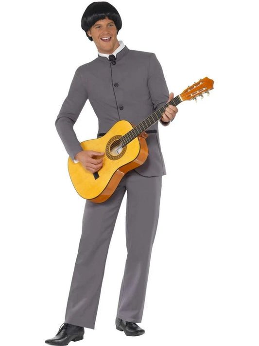 Beatles Costume Adult 60s Fab Four Beatles Mens Fancy Dress Outfit  Large