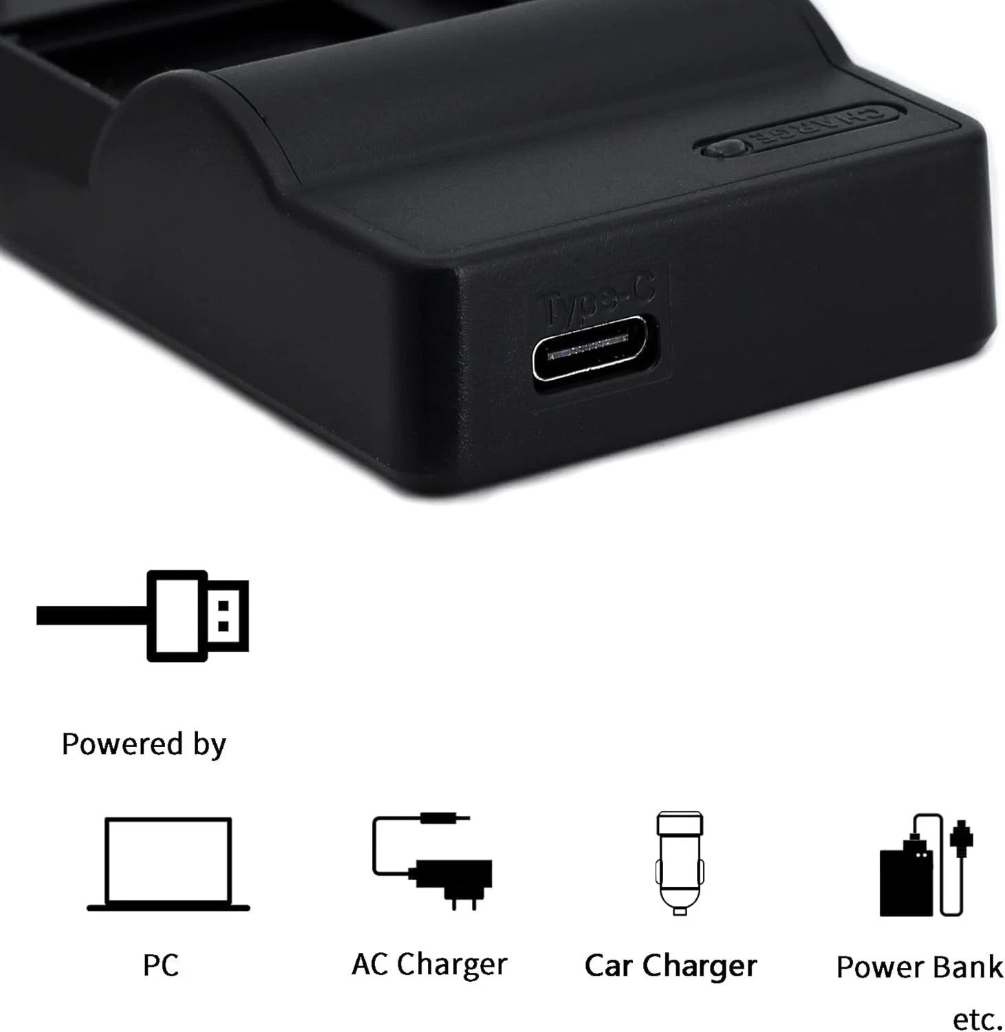 Norifon NP-BD1 USB Charger for Sony Cyber-shot DSC-P100, DSC-P120, DSC-P150, DSC