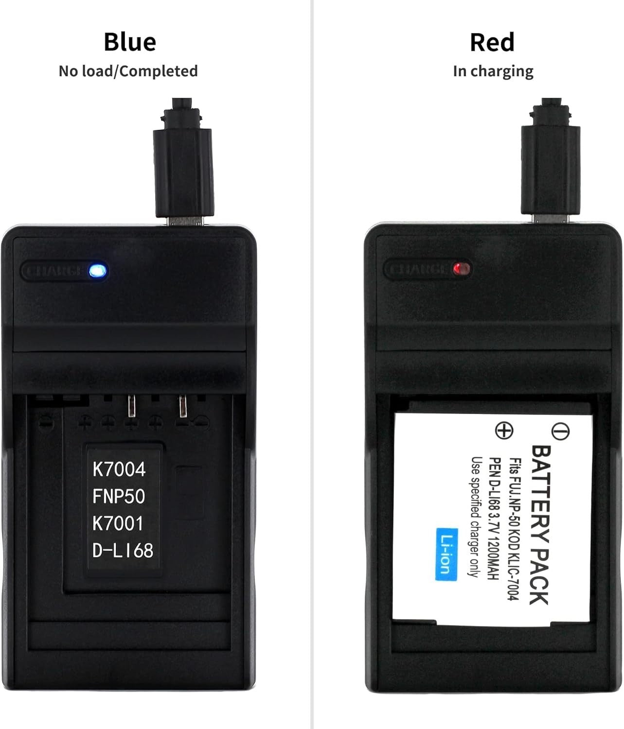 USB Battery Charger Kodak Easyshare M1033 M1093 IS M2008 V1073 V1233 V1253