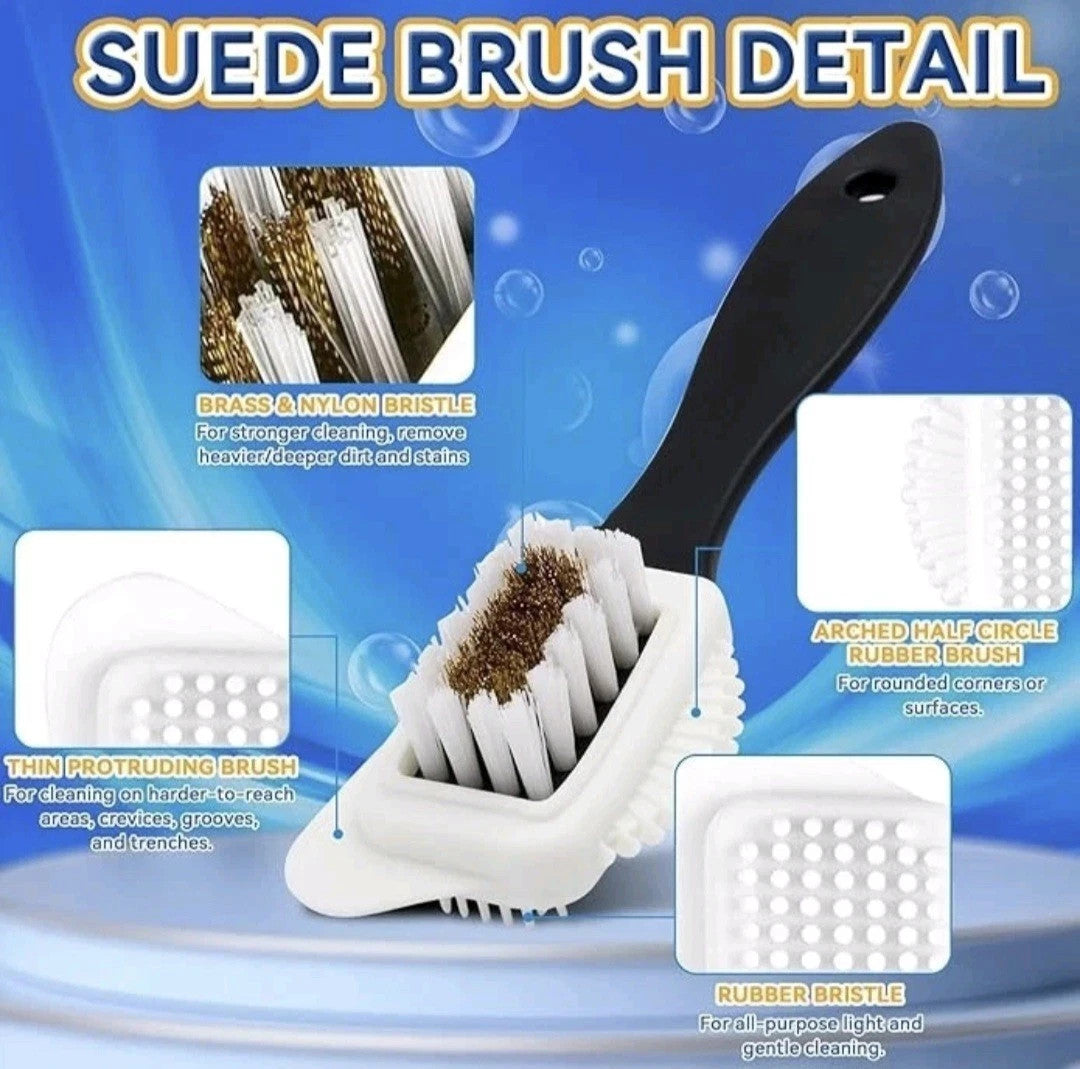 MiotuHome Shoe Cleaner, Suede Trainer Cleaner with 4-Side Suede Brush Cleaner