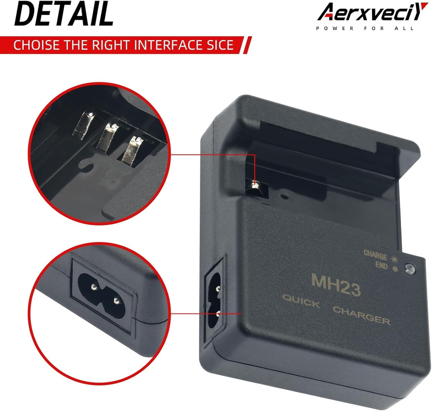 For Nikon MH-23 Charger For EN-EL9 EN-EL9A D5000 D3000  Battery Charger