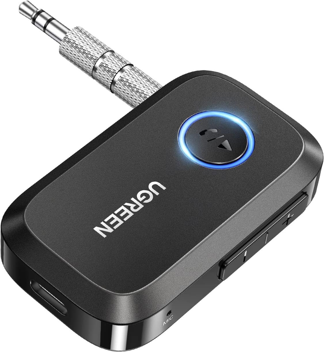 Ugreen Bluetooth 6.0 Receiver with 3.5 mm Jack with Multifunction Button Adapter