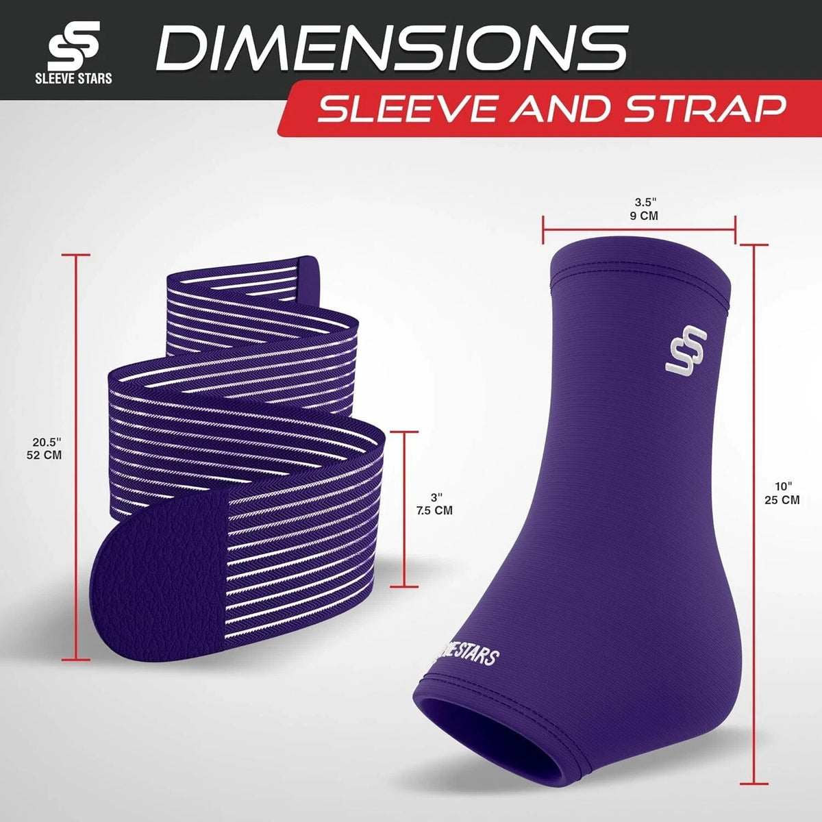 Sleeve Stars Ankle Brace Achilles Tendonitis Support Foot & Plantar Fasciitis