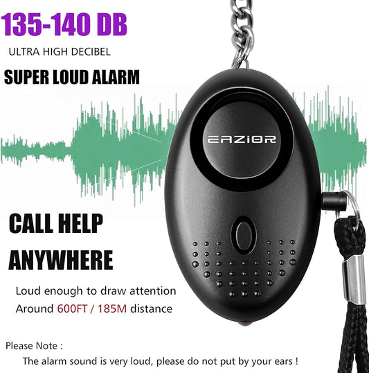 Police Approved Keyring Personal Panic Rape Attack Safety Security Alarm 140db