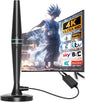 UK Digital TV Ariels HD 250+ Miles Range Indoor 4K TV Aerial indoor for Smart TV