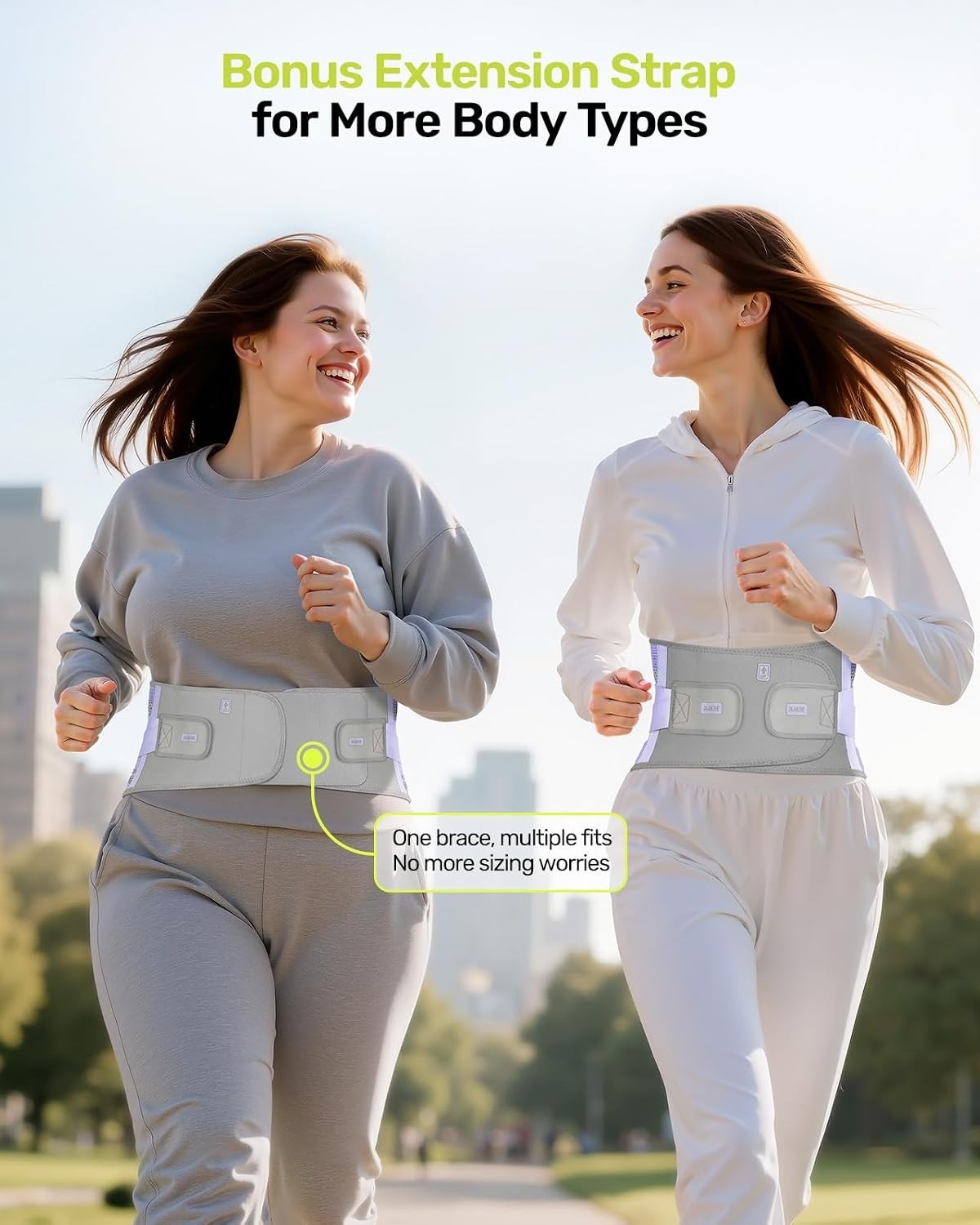 Rakiie Back Support Belt for Women 9X Support Back Brace for Lower Back Pain L