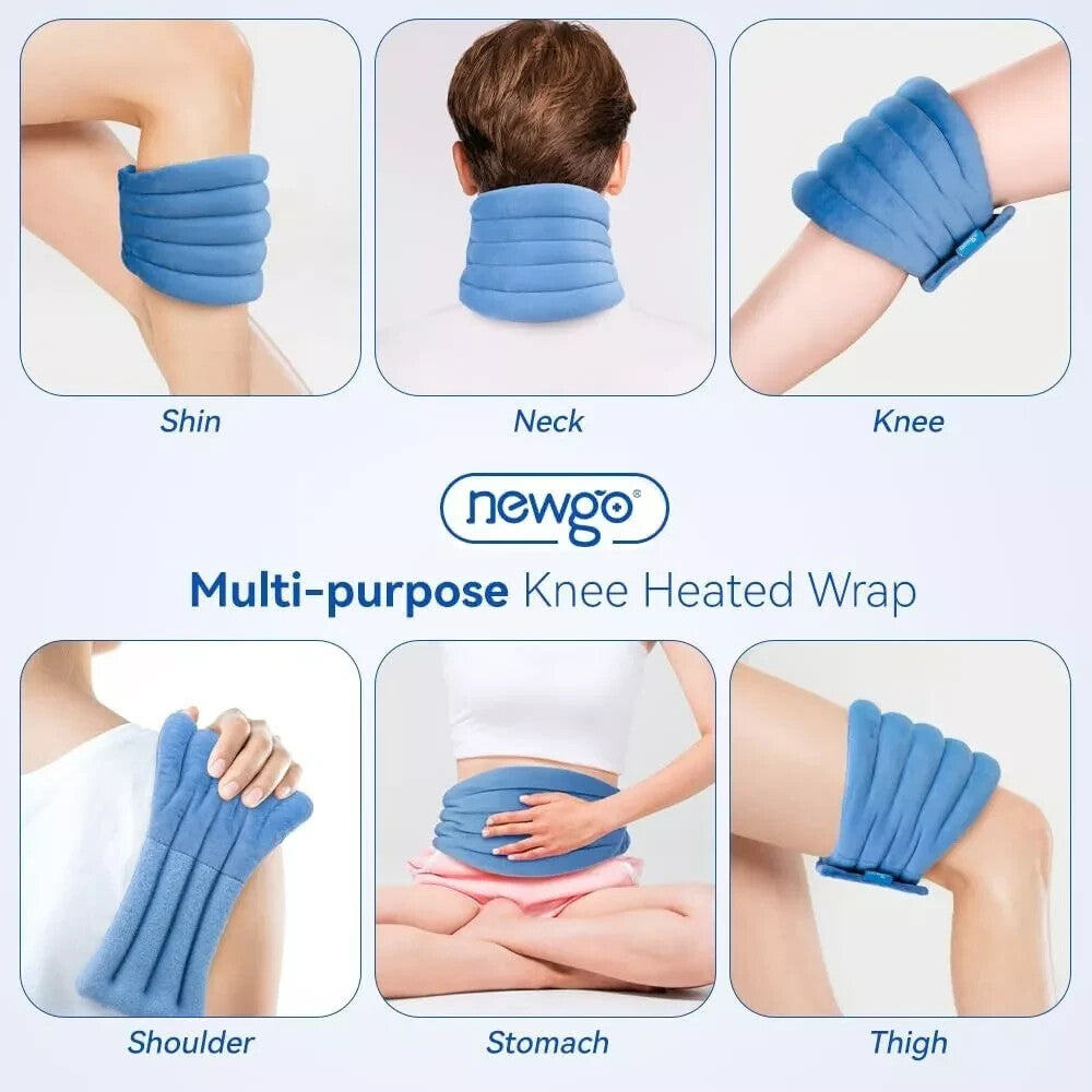 Microwave Knee Heating Pad Moist Heat Therapy Wrap Tennis Elbow Pain Relief