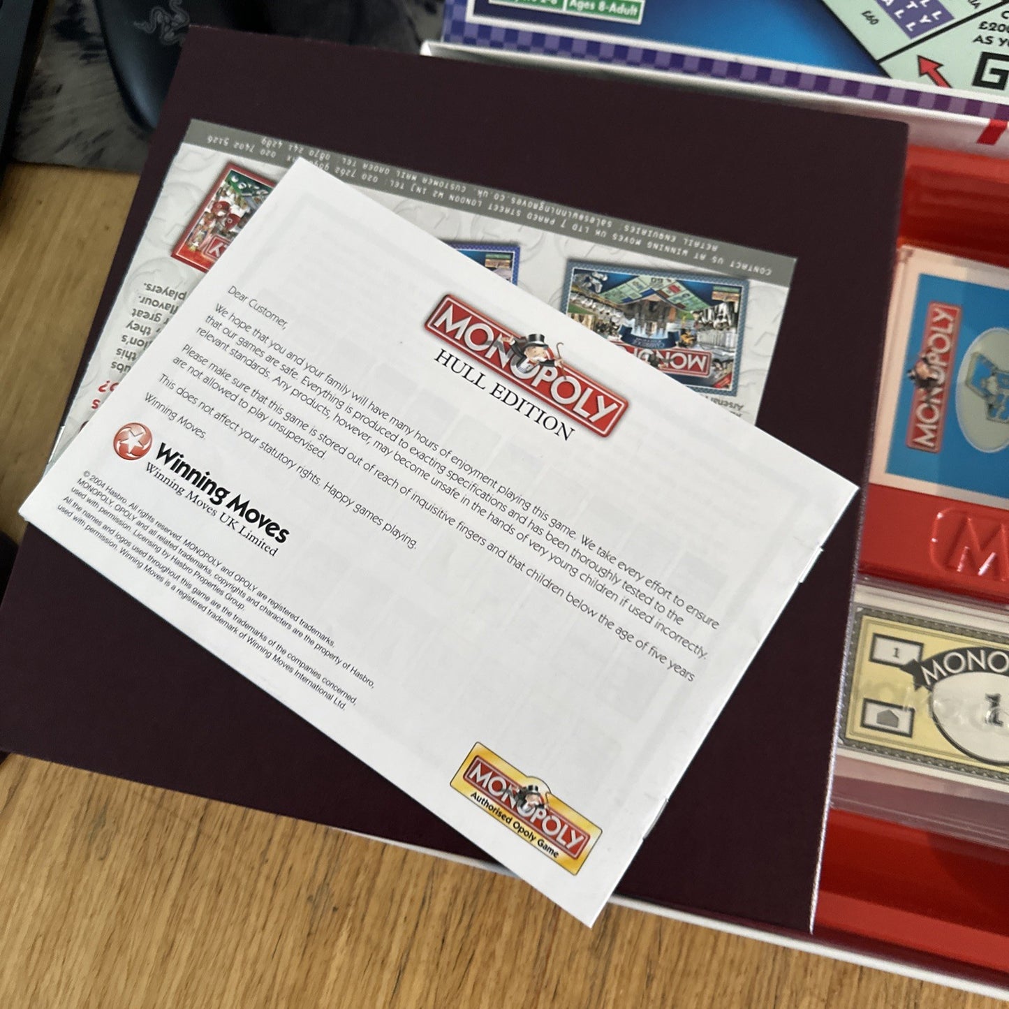 Monopoly Hull Edition Board Game Vintage 2004 Ltd Edition 2-8 Players Sealed