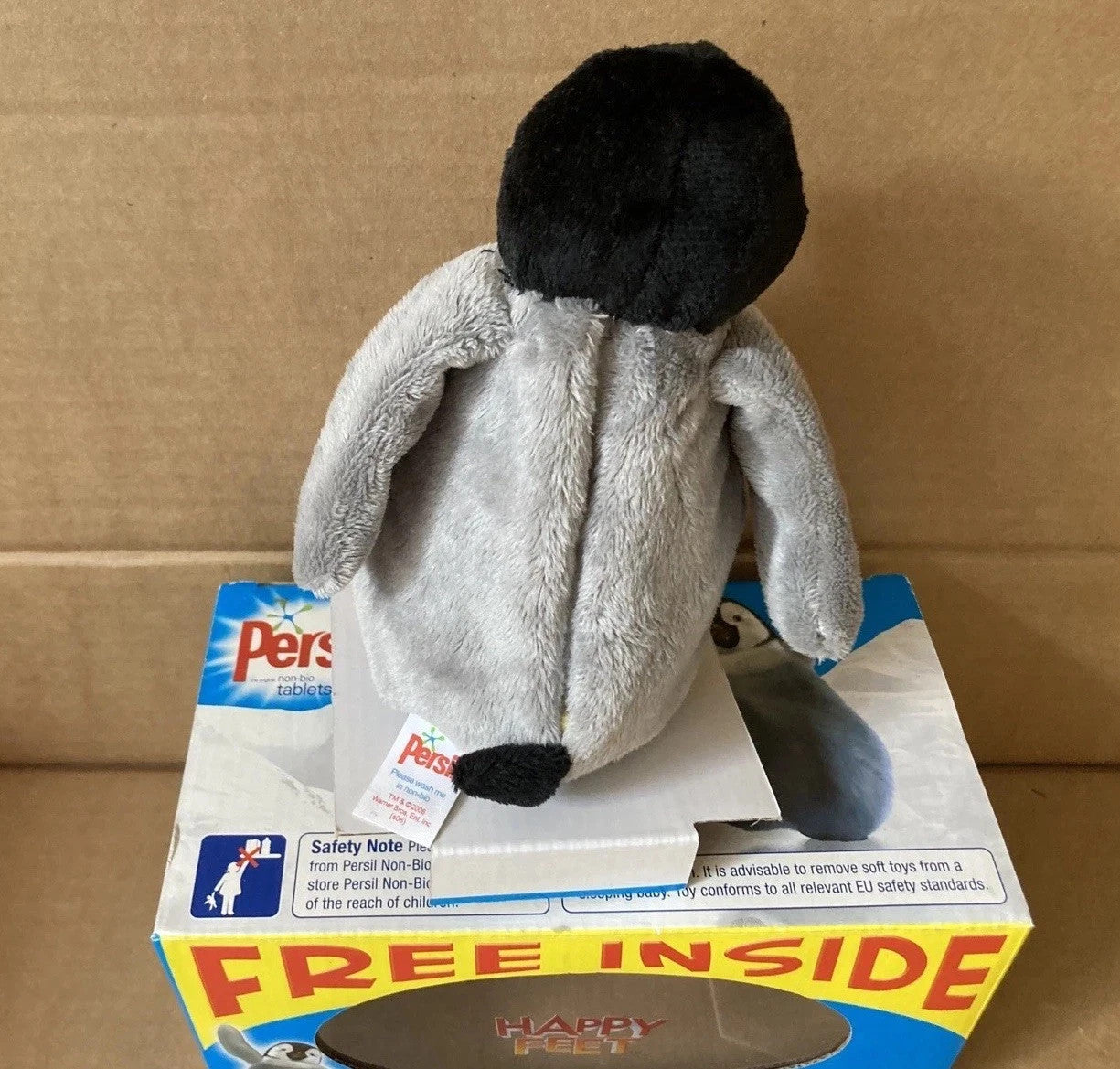 Persil Promo Happy Feet Penguin Chick Reversible Soft Toy Plush -Hatching Mumble