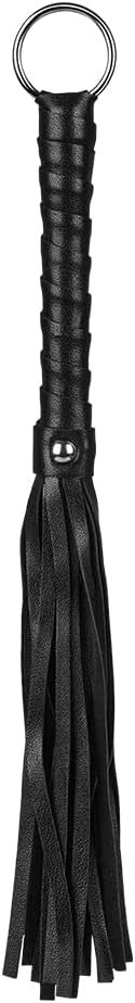 Sex Black PU Leather Long Tails Whip Paddle Spanking Slave For Couples Adult SM