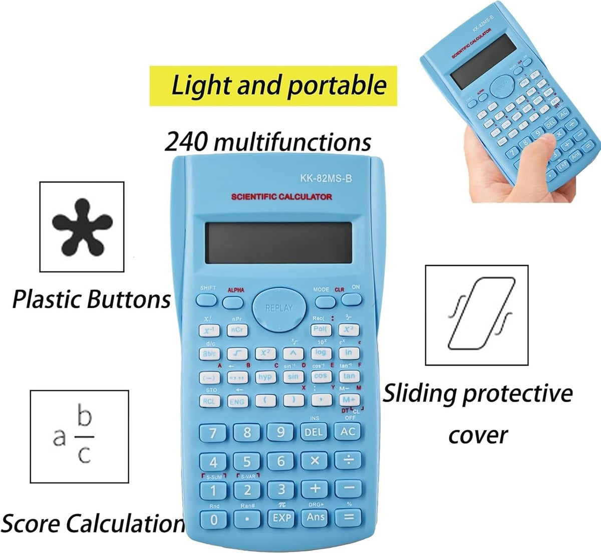SCIENTIFIC CALCULATOR ELECTRONIC OFFICE 12 DIGITS SCHOOL EXAMS GCSE WITH UK Lots