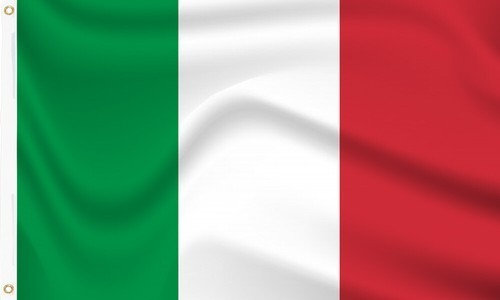 Italy Italian Flag 5ft X 3ft Polyester Fabric European Flag Eurovision