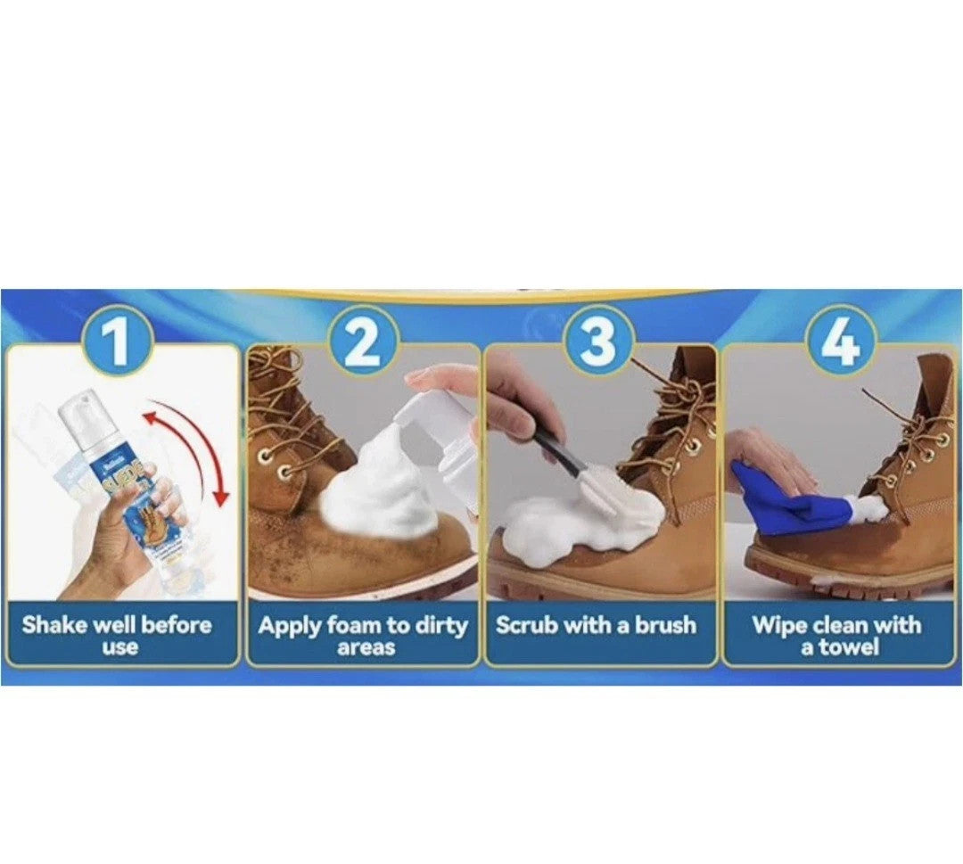 MiotuHome Shoe Cleaner, Suede Trainer Cleaner with 4-Side Suede Brush Cleaner