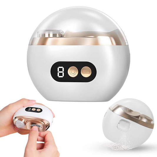 Nail Cutter Electric Nail Clipper Cutter Fingernail Toenails Rechargeable NEW