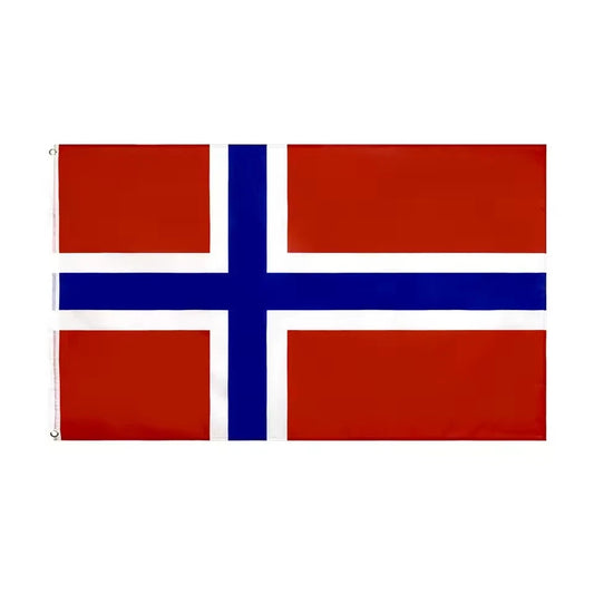 Norway Flag 5ft x 3ft (150cm x 90cm) Norwegian National Banner Indoor Outdoor