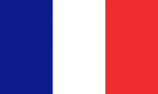 France National Polyester Flag Rugby Football French Olympics - 5ft x 3ft