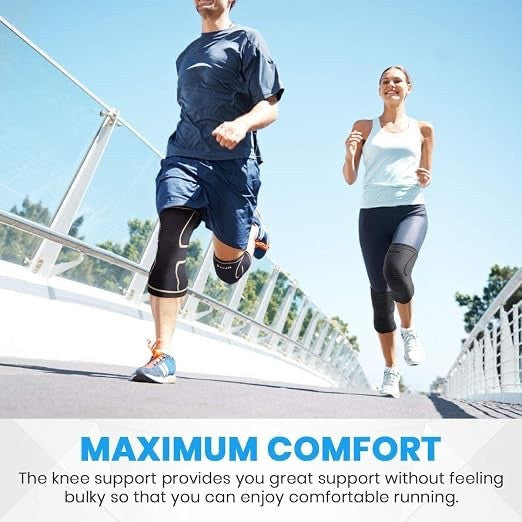 AVIDDA Knee Support Brace 2 Pack Compression Knee Sleeves for Arthritis Joint