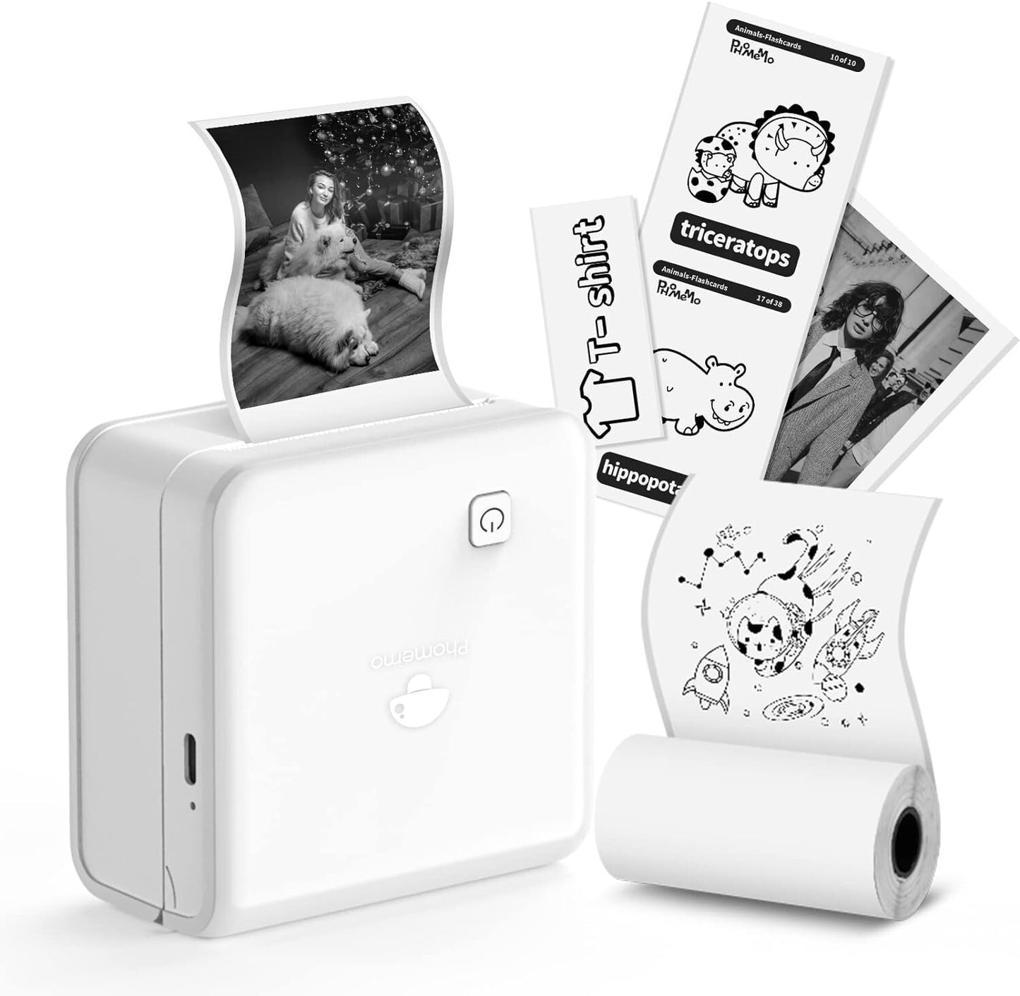Phomemo M02 Bluetooth Mini Pocket Thermal Printer Sticker Wireless New