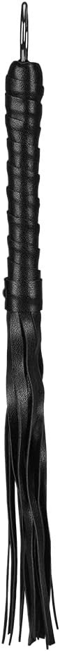 Sex Black PU Leather Long Tails Whip Paddle Spanking Slave For Couples Adult SM