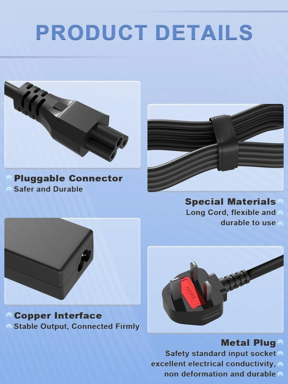 65w Laptop Charger for ACER Aspire Vero/Go Chromebook CB3 TravelMate 3 5 1 15 14