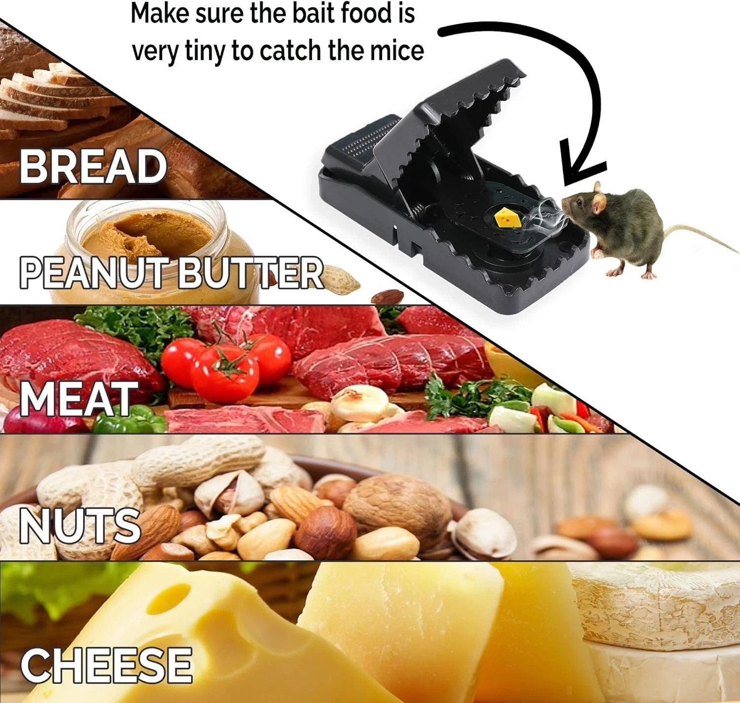 4 x METAL RAT TRAP PEST CONTROL RODENT INDOOR OUTDOOR CATCHER MOUSE LARGE