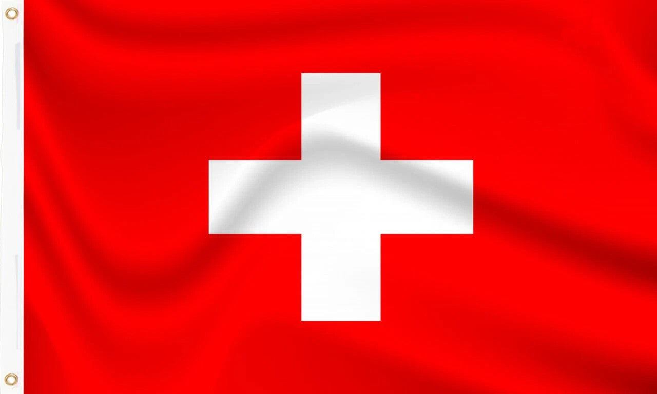 Switzerland Swiss flag 5x3 ft (150x90cm) Large   Football Fast despatch