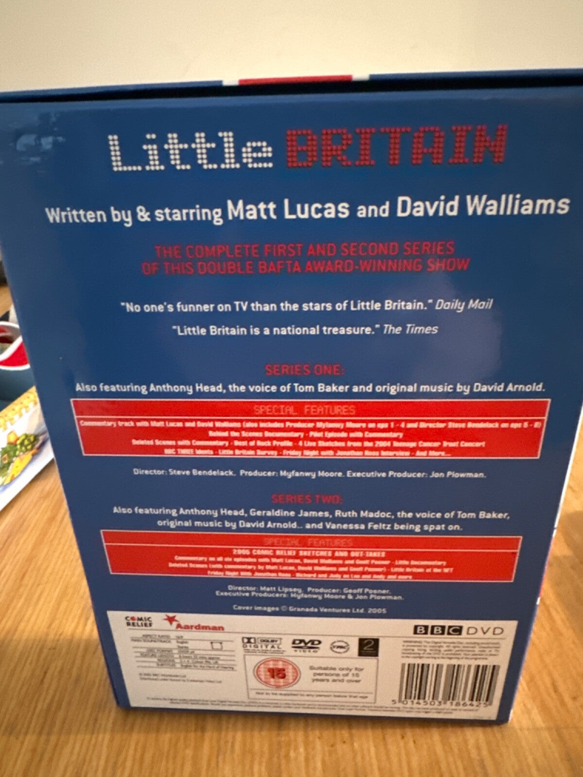 Little Britain - Series 1 & 2 DVD Plus Top Trump Cards