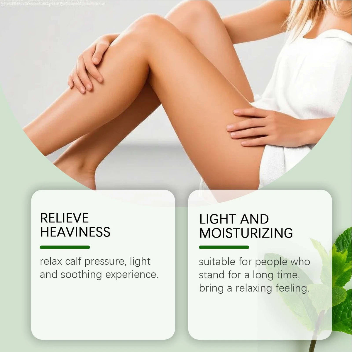 Leg Therapy Edema Cream, Anti Swelling Cream for Legs, Reduce Leg Swelling Natur
