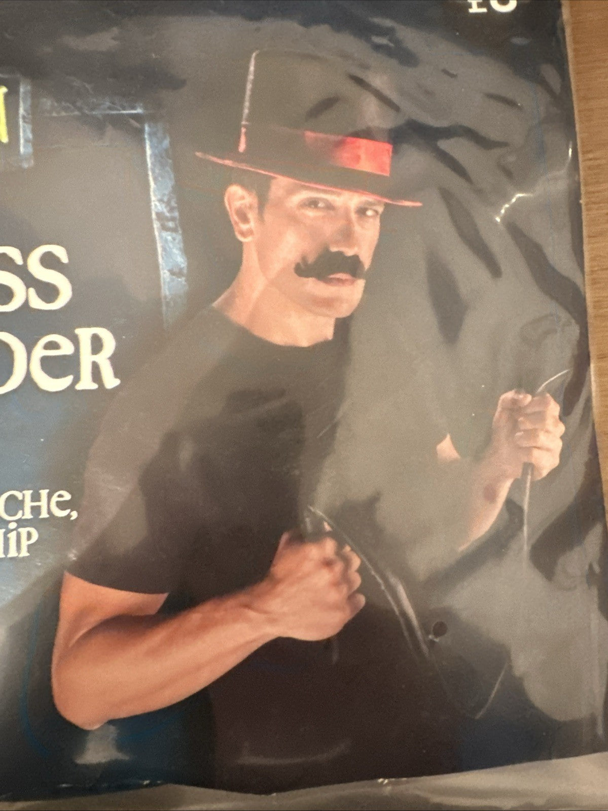 Ruthless Ringleader Dress Up Kit - Top Hat moustache and whip