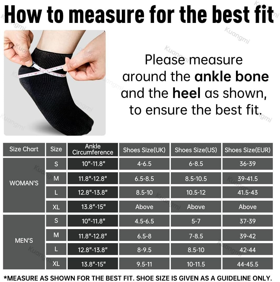 Kuangmi Ankle Support Lace Up With Side Stabilizers Brace Fixing Protection 1PC