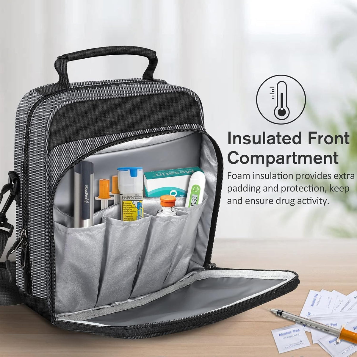 Medmax Cooler Bag Carrying Case For Storage Of Medical Items