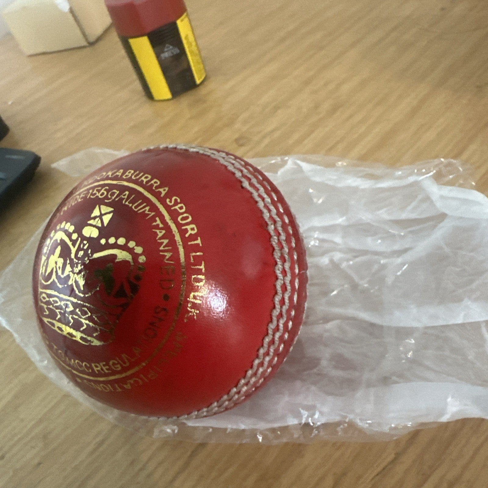 Kookaburra Cricket Ball Red Super Match 115 A 156g - New
