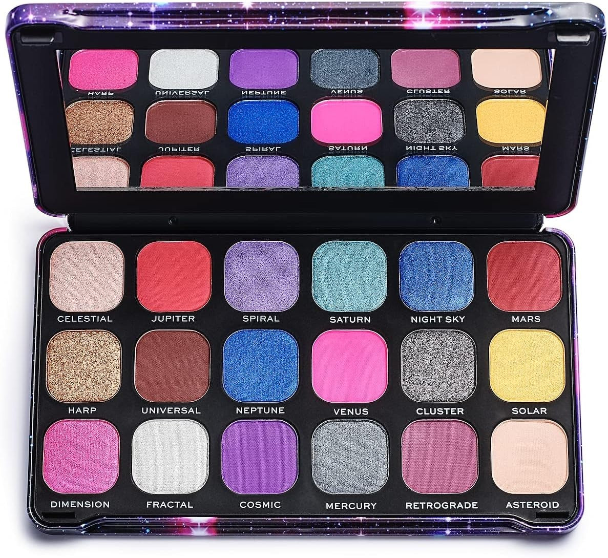 REVOLUTION FOREVER FLAWLESS 18 SHADES EYESHADOW PALETTE - CONSTELLATION