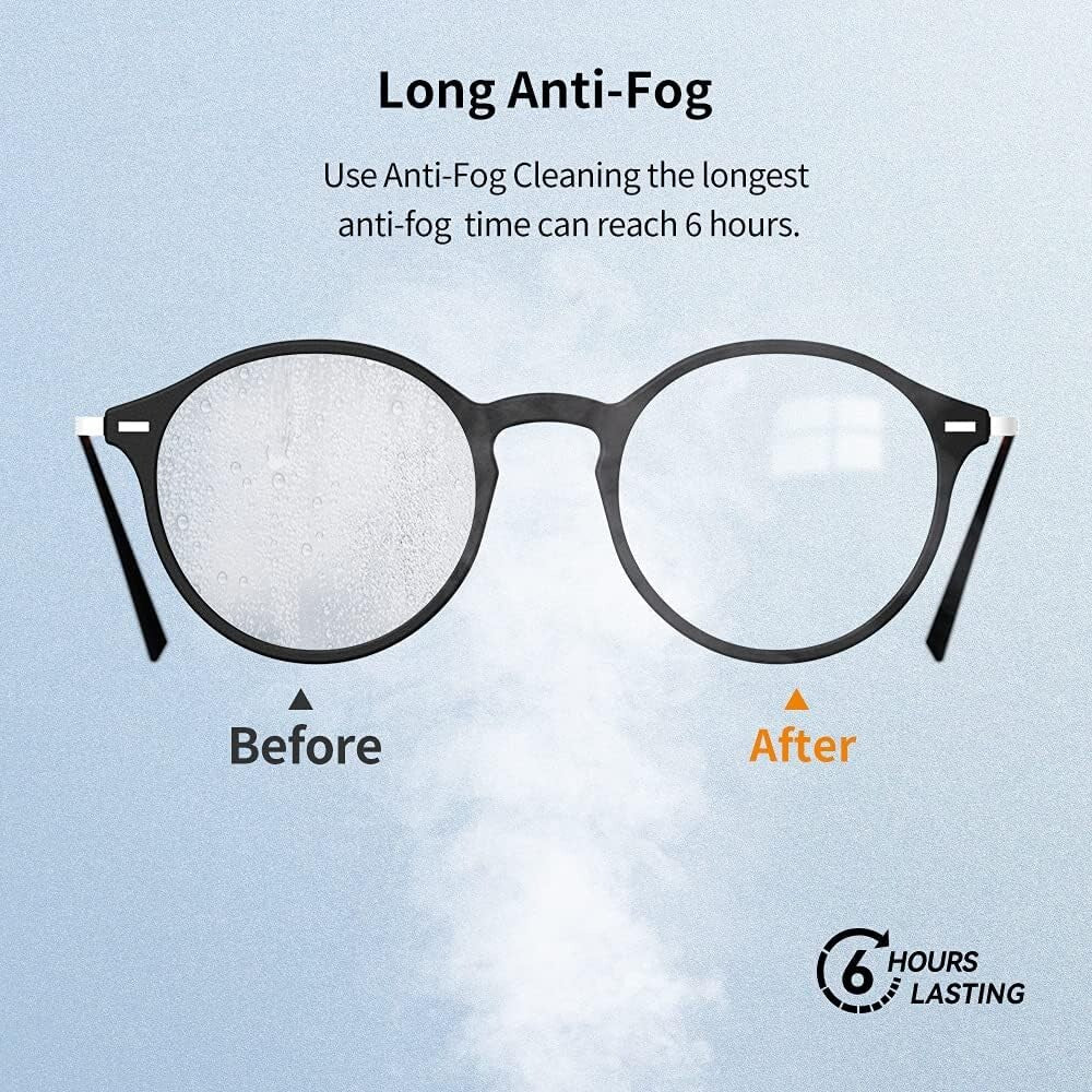 No Fog Lens Cleaning Wipes - 120 Wipes - K&F Concept 120 Pack Anti Fog Wipes