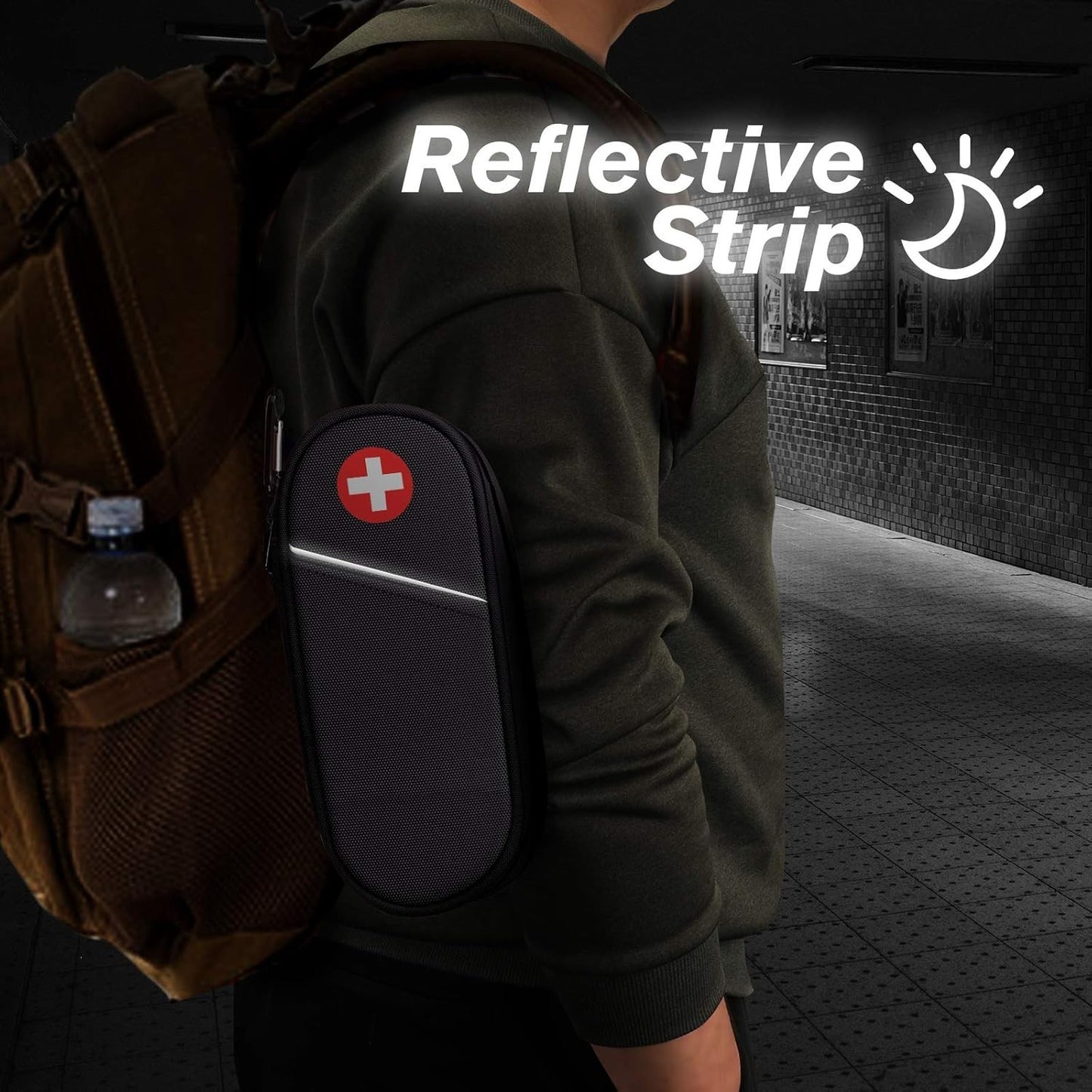 SITHON EpiPen Medical Carrying Case Insulated, Travel Medication - All Colours