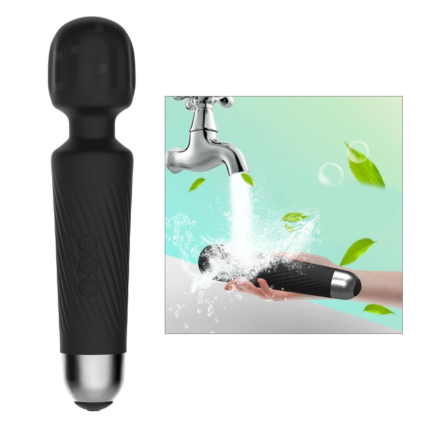 Mini Personal Wand Massager Soreness Muscle for Neck Shoulder Back Cordless