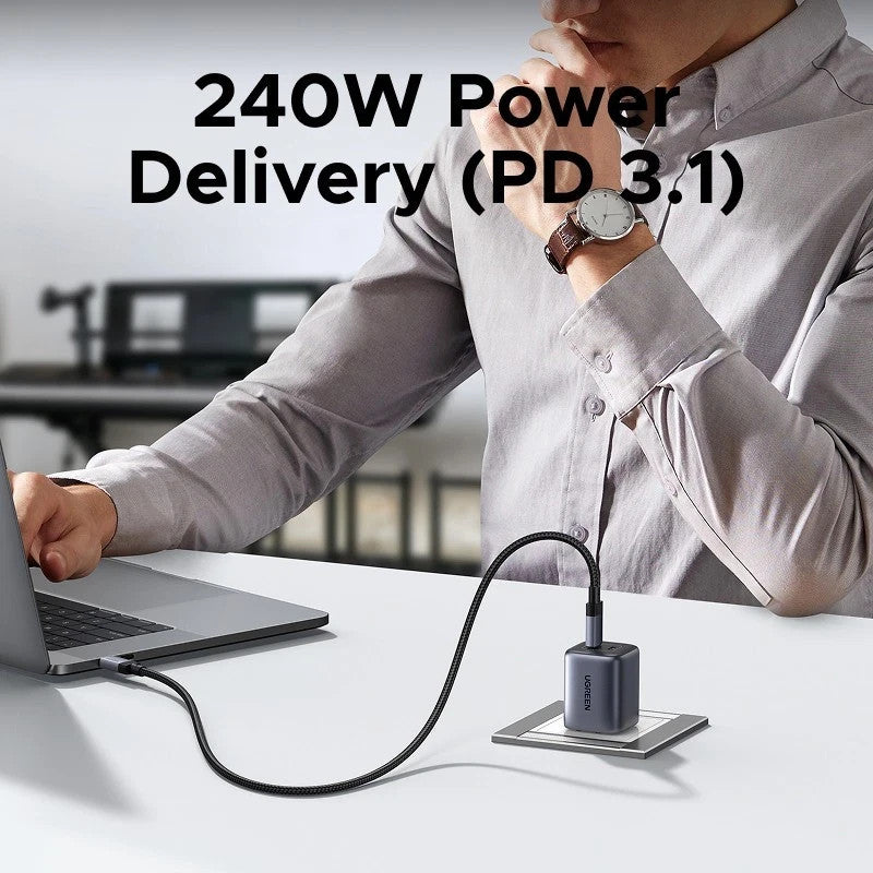 UGREEN 240W USB4 Gen3 Ultra Fast Charging Cable For MacBook Pro