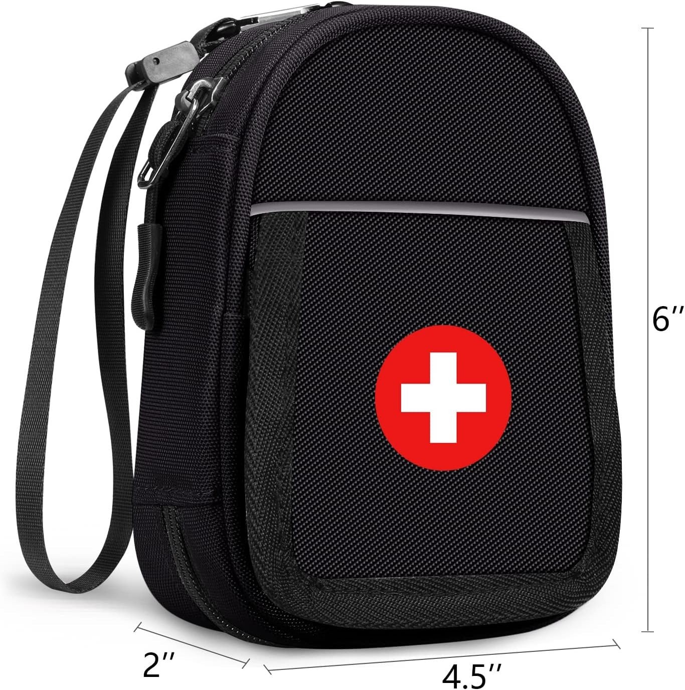 SITHON Medicine Carrying Case Bag Small Black