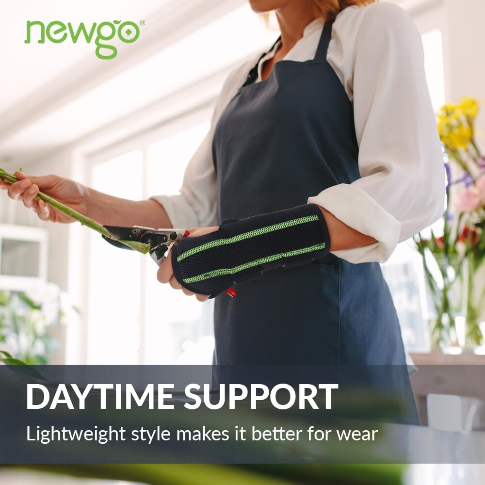 Newgo Wrist Support Straps Carpal Tunnel Arthritis Sprain Pain Relief Strap