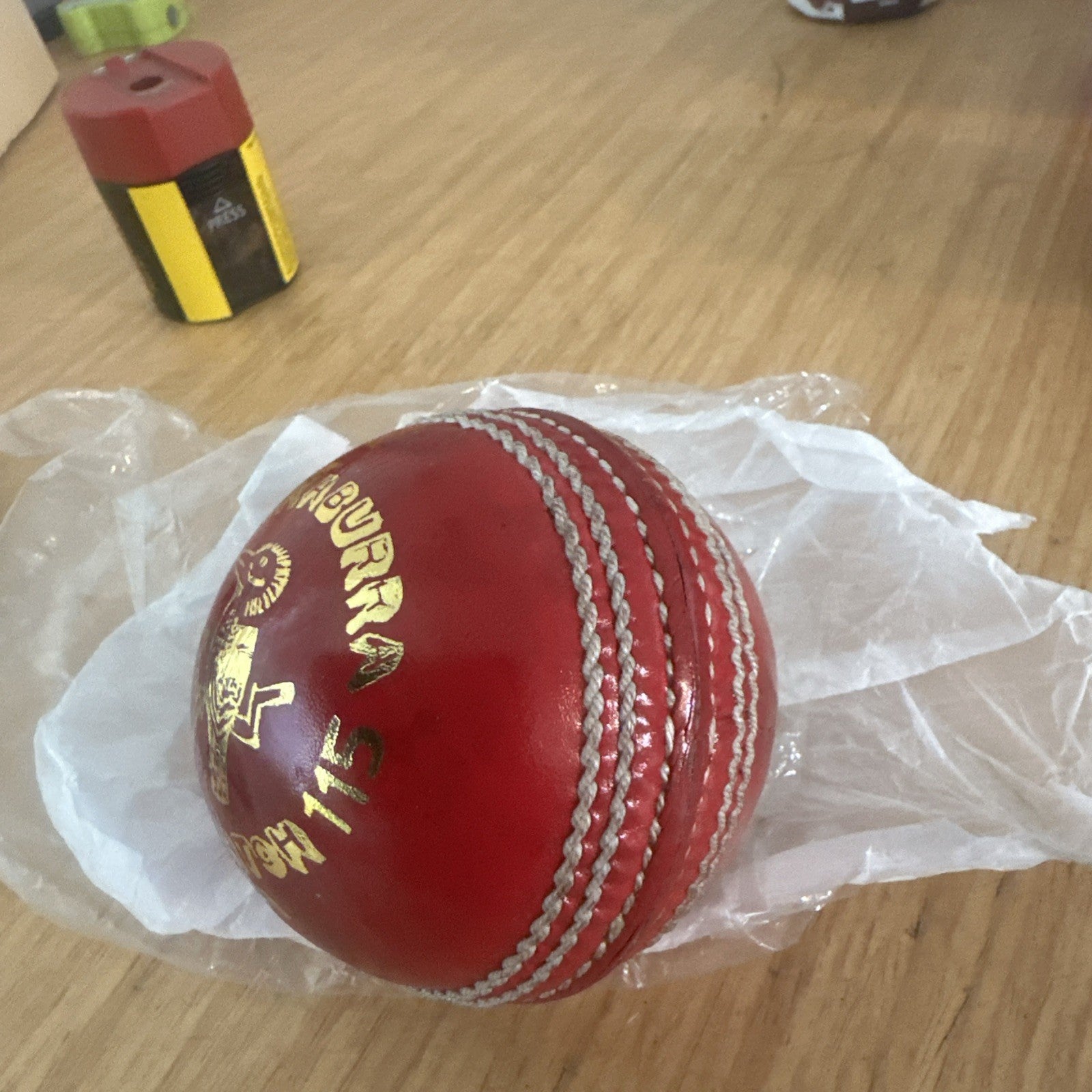 Kookaburra Cricket Ball Red Super Match 115 A 156g - New