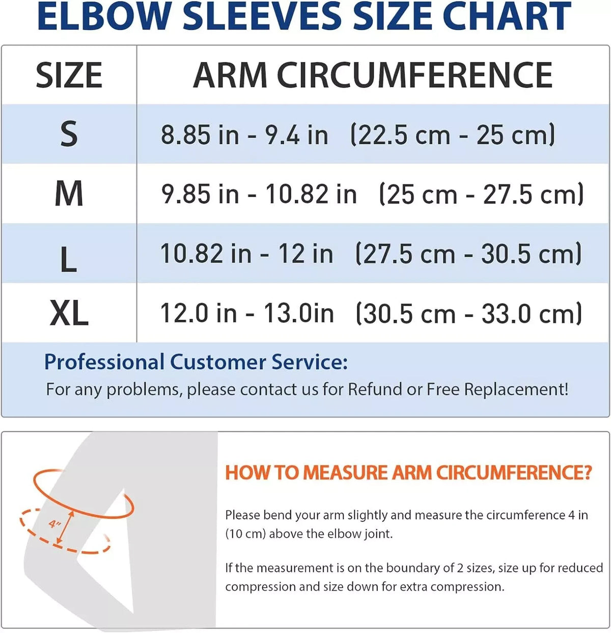 AVIDDA Elbow Support Sleeve for Men Women(Single Sleeve), Antislip Elbow Brace L