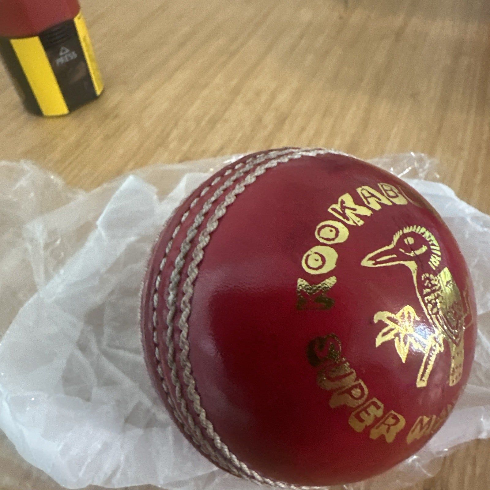 Kookaburra Cricket Ball Red Super Match 115 A 156g - New